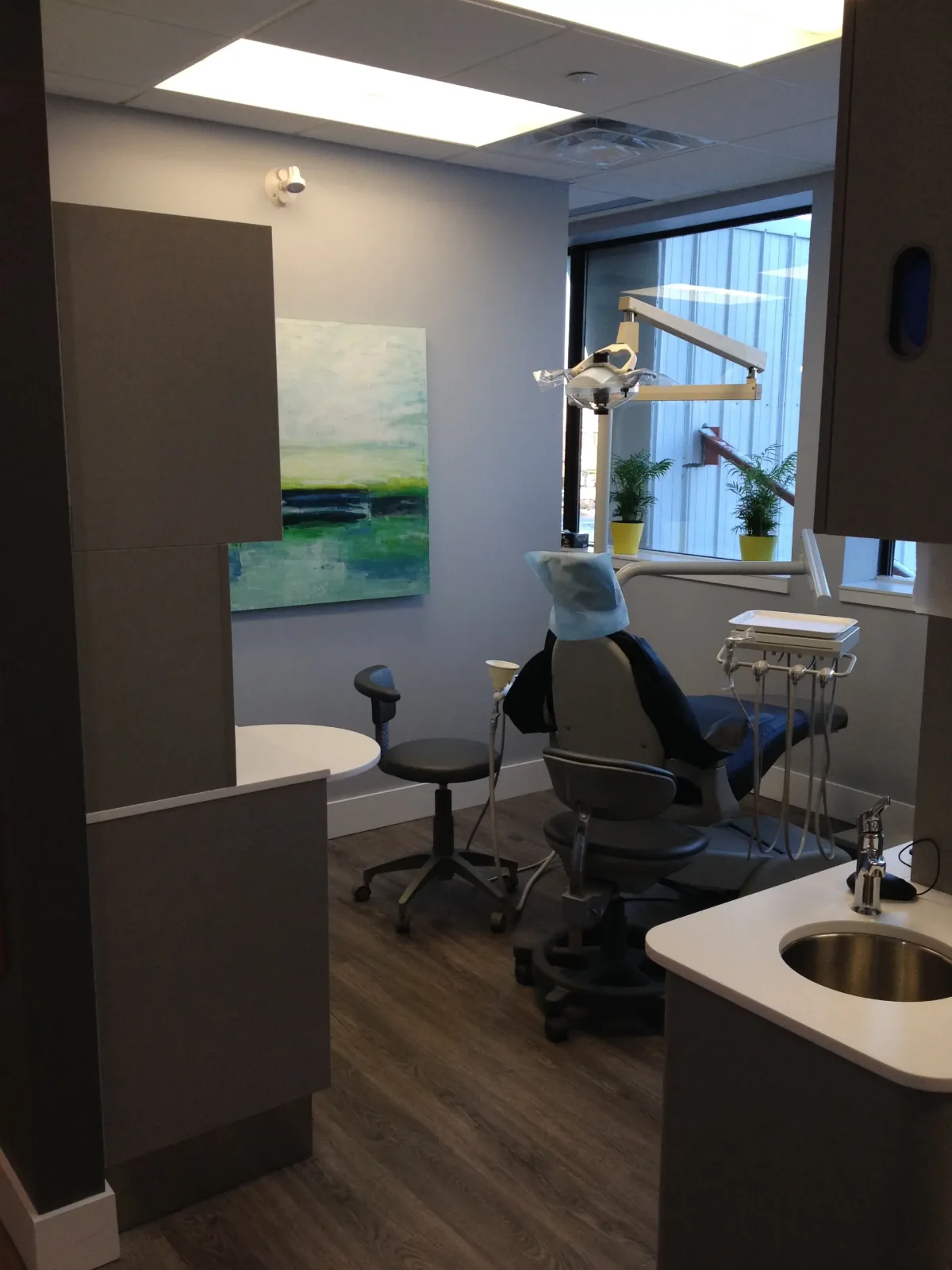 The sterilisation area